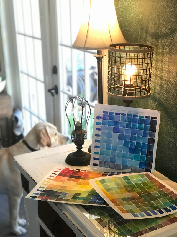 Using your color mix chart as artwork