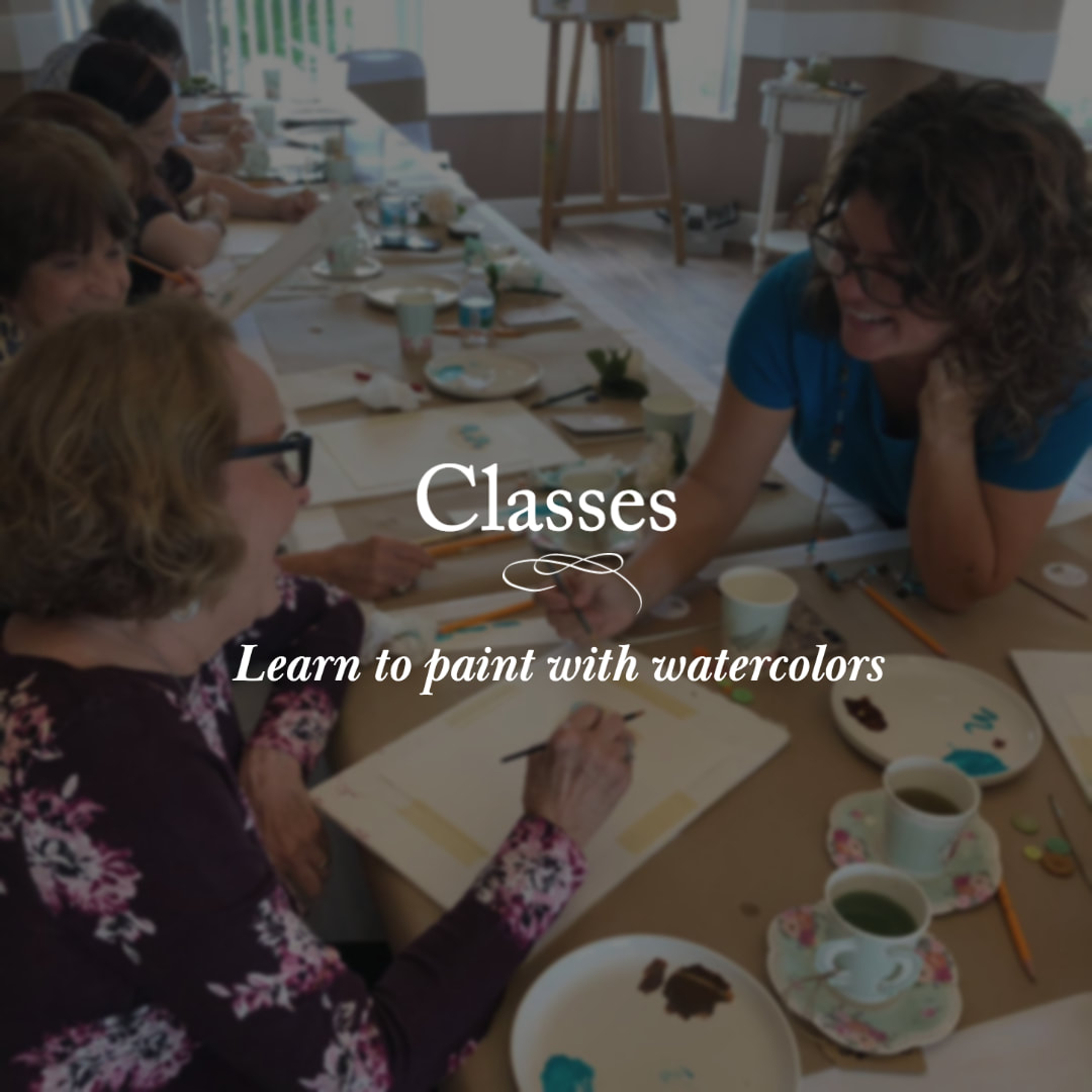 weekly classes online or in Caryn's art studio